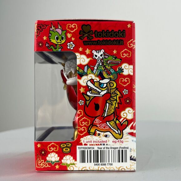 Tokidoki Year Of The Dragon Festiva Unicorno Mermicorno Exclusive Figure NIB - Picture 2 of 4